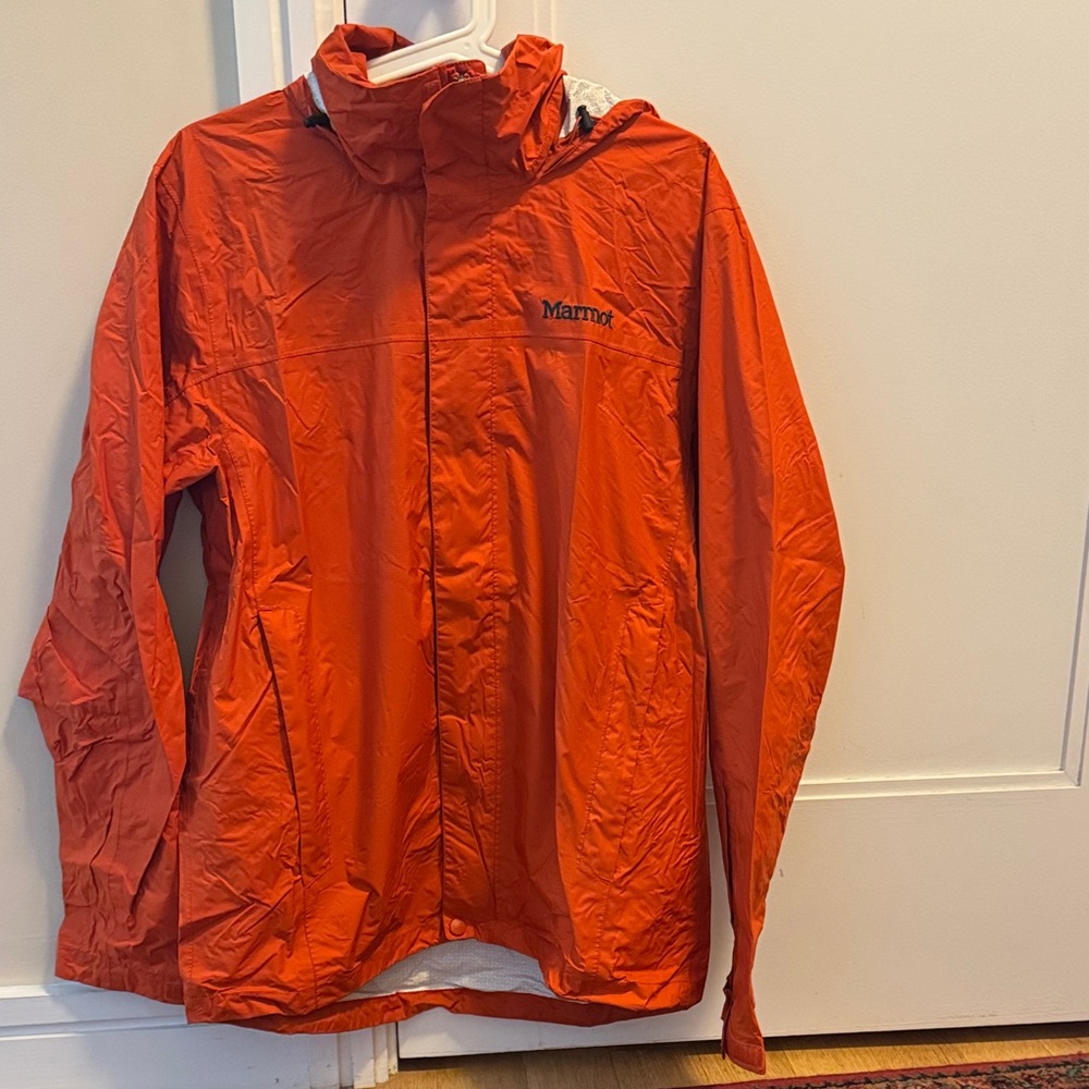 Marmot Vibrant Orange Waterproof Jacket